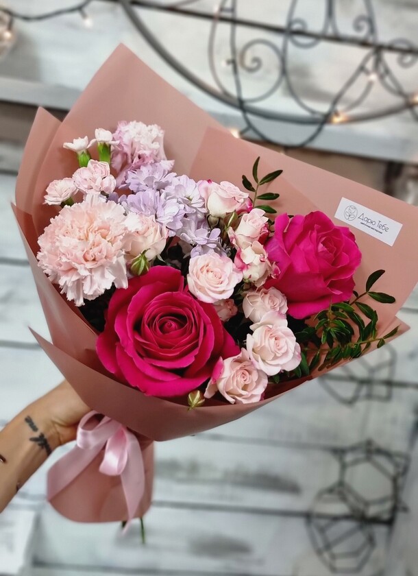 Романтичное настроение, артикул F1313738 - 4200 рублей, доставка по городу. Flawery - доставка цветов