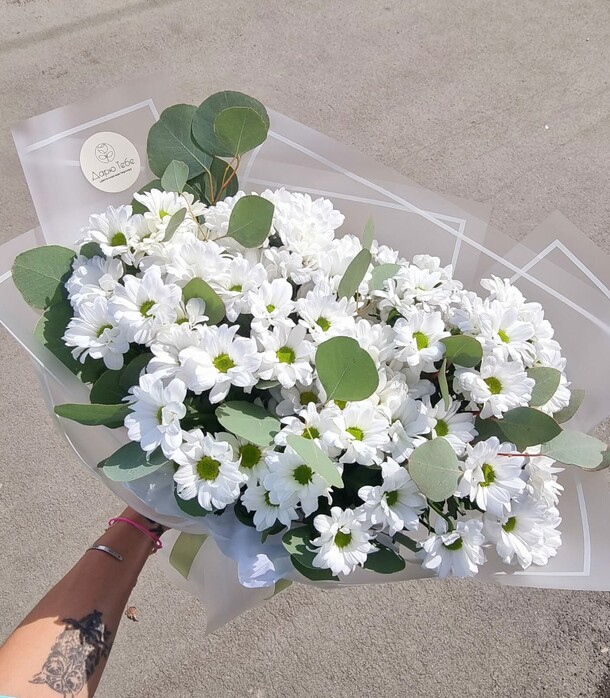 Ромашковый букет, артикул F1313740 - 7900 рублей, доставка по городу. Flawery - доставка цветов