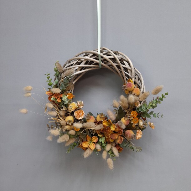 Интерьерный декор - ротанговый венок, артикул F1394548 - 3200 рублей, доставка по городу. Flawery - доставка цветов