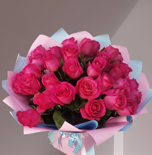Букет из 31 розы, артикул F1166566 - 15600 рублей, доставка по городу. Flawery - доставка цветов