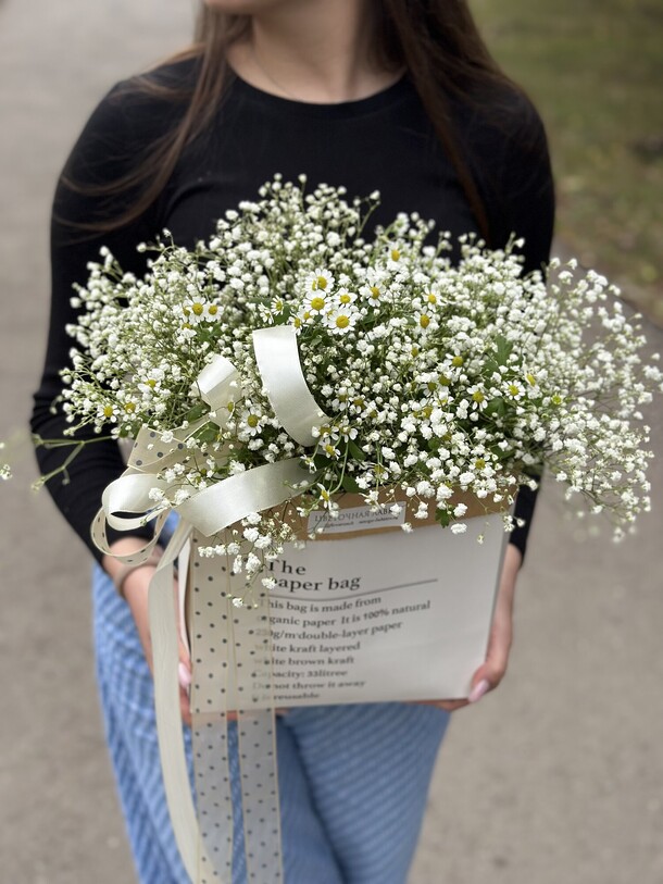 Облако гипсофил, артикул F1205449 - 8254 рублей, доставка по городу. Flawery - доставка цветов