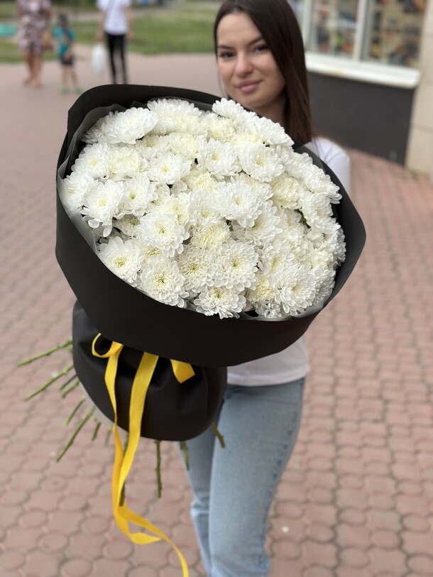 Хризантемы, артикул F1205522 - 22547 рублей, доставка по городу. Flawery - доставка цветов