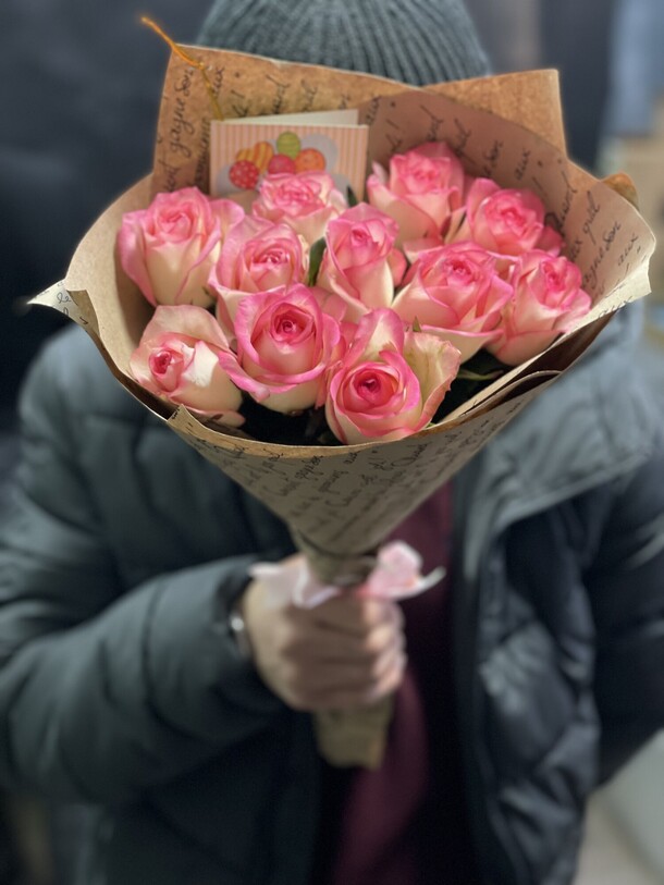 Букет из 11 джумилия, артикул F1153778 - 3200 рублей, доставка по городу. Flawery - доставка цветов