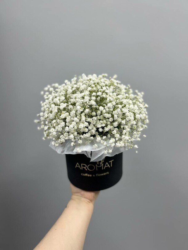 Композиция из гипсофилы, артикул F1329650 - 3630 рублей, доставка по городу. Flawery - доставка цветов