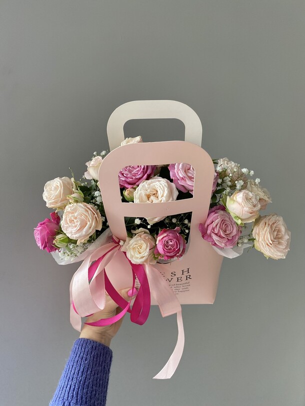 Розовый вечер, артикул F1276031 - 2780 рублей, доставка по городу. Flawery - доставка цветов