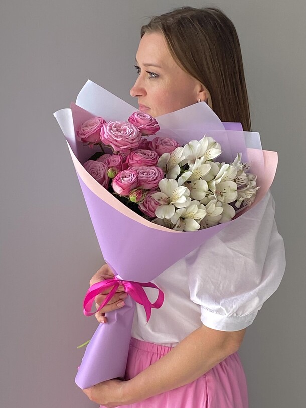 Романтичное настроение, артикул F1292691 - 4960 рублей, доставка по городу. Flawery - доставка цветов