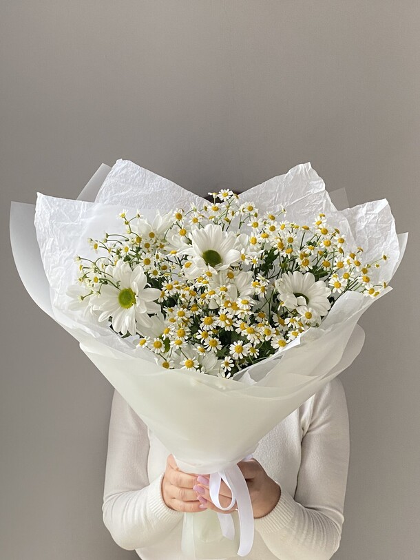 Ромашковое чудо, артикул F1371555 - 3500 рублей, доставка по городу. Flawery - доставка цветов