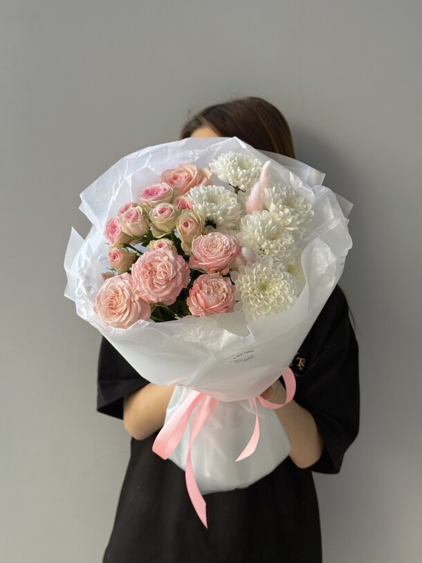 Пудровая нежность, артикул F1446179 - 2980 рублей, доставка по городу. Flawery - доставка цветов