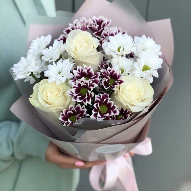 Букет "нежность", артикул F1217649 - 3490 рублей, доставка по городу. Flawery - доставка цветов