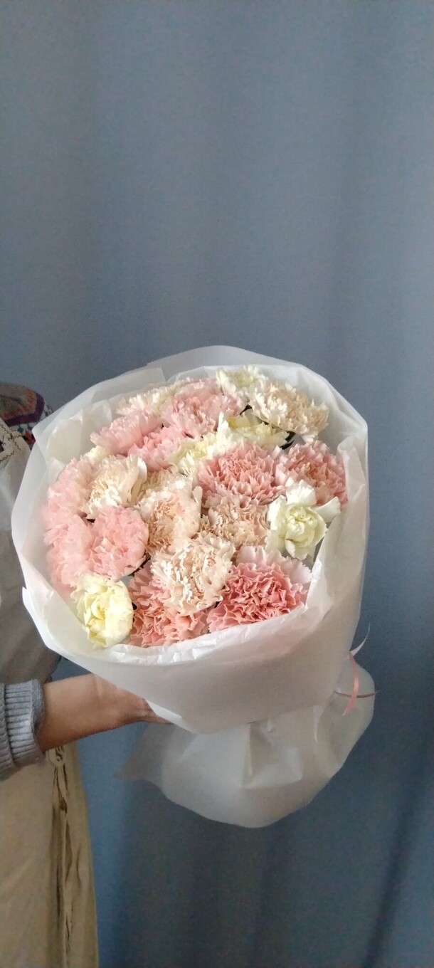 Моно из гвоздики(диантуса), артикул F1365640 - 5341 рублей, доставка по городу. Flawery - доставка цветов