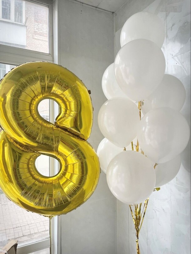 Гелиевые шары, артикул F1269813 - 4633 рублей, доставка по городу. Flawery - доставка цветов