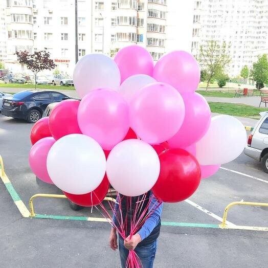 Набор 20 шаров, артикул F1329114 - 4500 рублей, доставка по городу. Flawery - доставка цветов