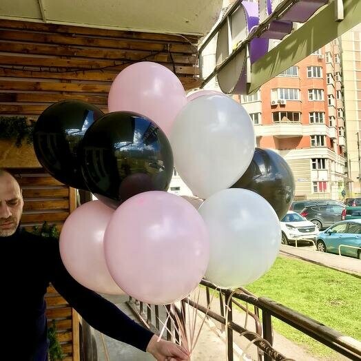 Набор 15 шаров, артикул F1329125 - 3500 рублей, доставка по городу. Flawery - доставка цветов