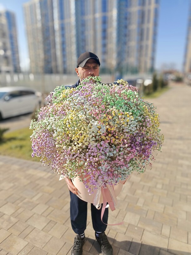 Облако из гипсофилы, артикул F1380581 - 15000 рублей, доставка по городу. Flawery - доставка цветов