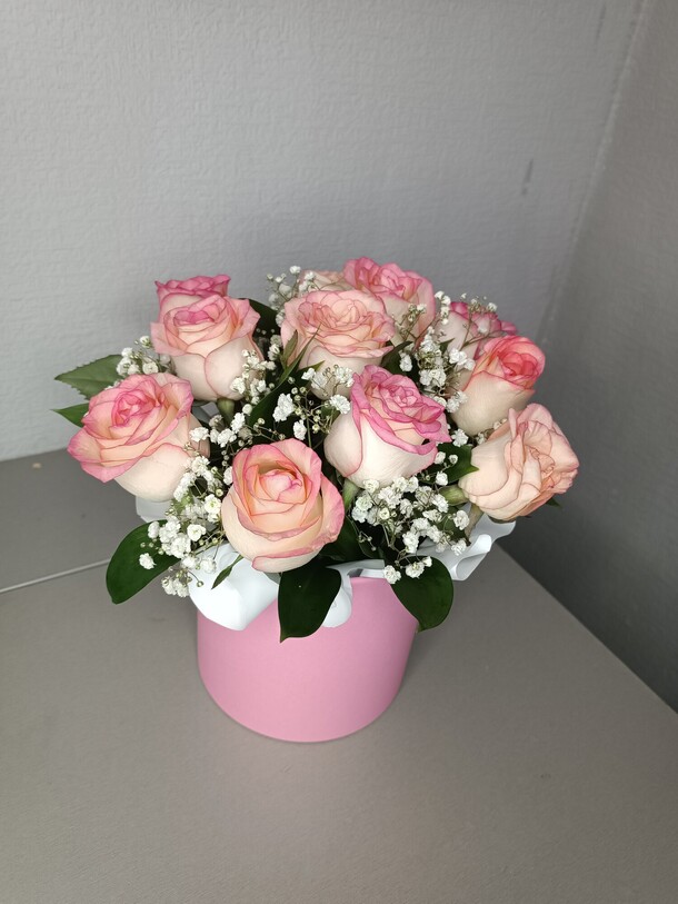 Коробочка с розой, артикул F1436140 - 3500 рублей, доставка по городу. Flawery - доставка цветов