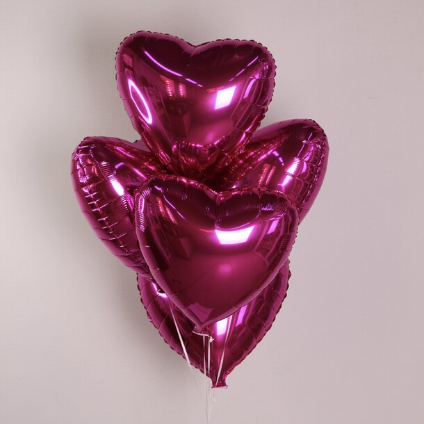 Сет из 5 фальгированных шаров, артикул F1275753 - 2500 рублей, доставка по городу. Flawery - доставка цветов