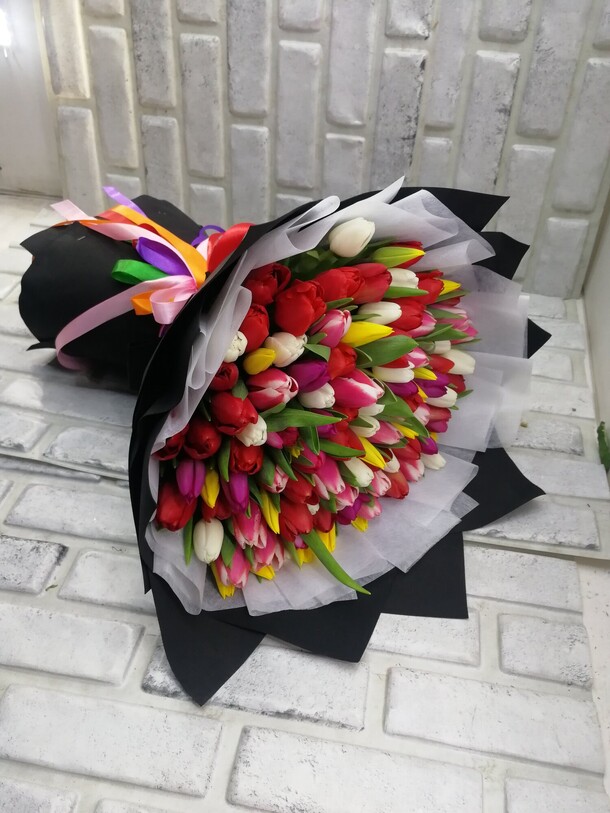 Микс рай., артикул F107576 - 43385 рублей, доставка по городу. Flawery - доставка цветов