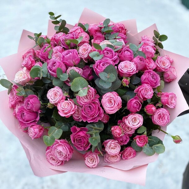 Пионовидные розы, артикул F1168972 - 11769 рублей, доставка по городу. Flawery - доставка цветов