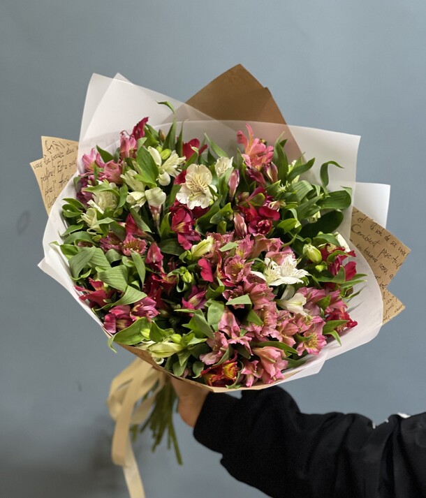 Альстромерия, артикул F1222152 - 5499 рублей, доставка по городу. Flawery - доставка цветов