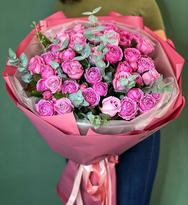 Мисти с эвкалиптом, артикул F1252123 - 11977 рублей, доставка по городу. Flawery - доставка цветов