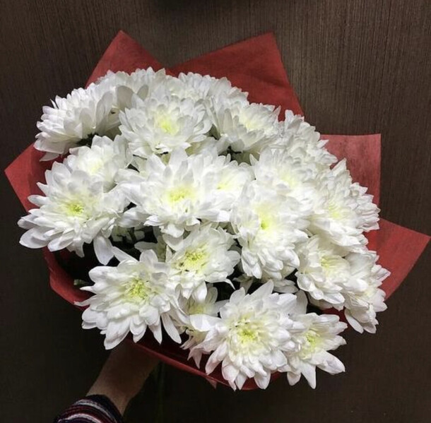 Букет «счастливая хризантема», артикул F1221475 - 3688 рублей, доставка по городу. Flawery - доставка цветов