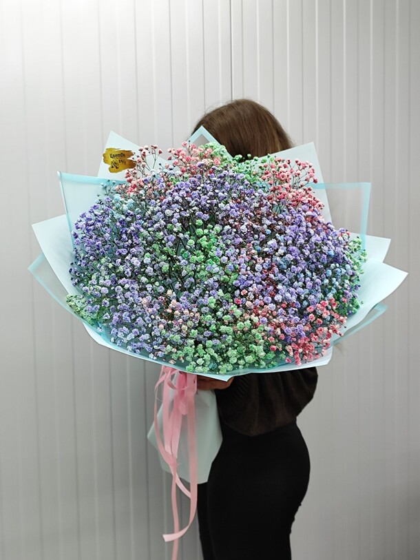 Букет из гипсофилы, артикул F1240315 - 10130 рублей, доставка по городу. Flawery - доставка цветов