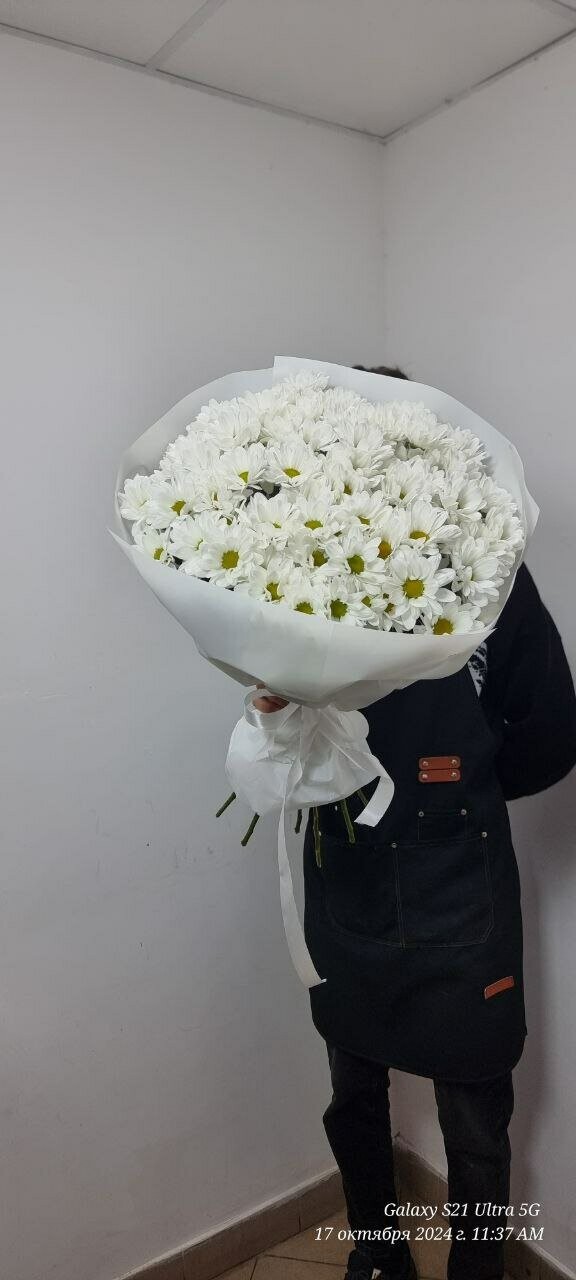 Букет из 11 хризантем, артикул F1336804 - 7600 рублей, доставка по городу. Flawery - доставка цветов