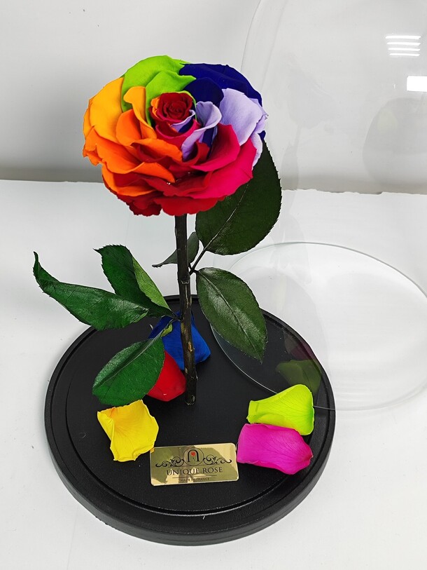 Роза в  колбе, артикул F1339249 - 7200 рублей, доставка по городу. Flawery - доставка цветов