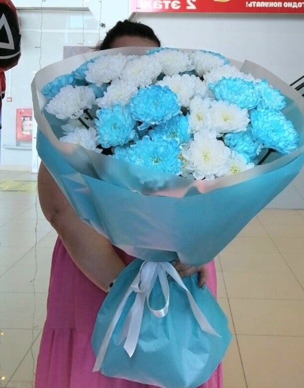 Букет из хризантем 9, артикул F1216391 - 4318 рублей, доставка по городу. Flawery - доставка цветов