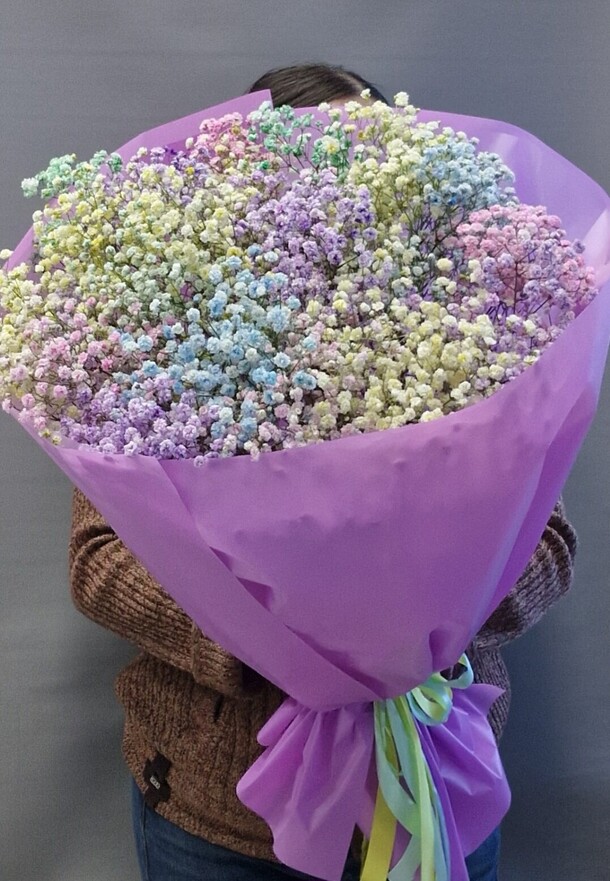 Букет из гипсофилы, артикул F1404312 - 4409 рублей, доставка по городу. Flawery - доставка цветов