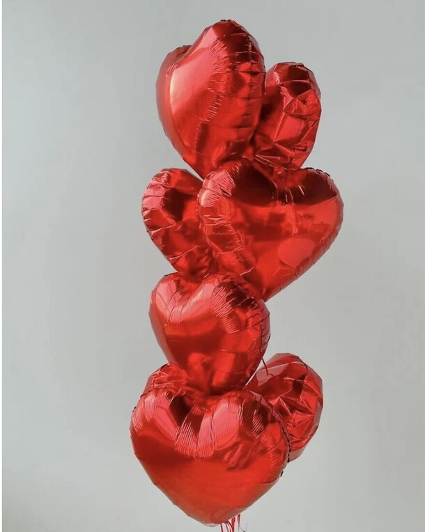 Шары сердце 7, артикул F1321981 - 2950 рублей, доставка по городу. Flawery - доставка цветов