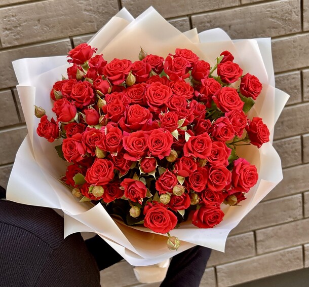 Букет кустовых роз прованс, артикул F1451492 - 6550 рублей, доставка по городу. Flawery - доставка цветов