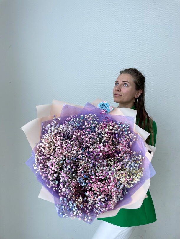 Букет нежной гипсофилы, артикул F1065975 - 6589 рублей, доставка по городу. Flawery - доставка цветов