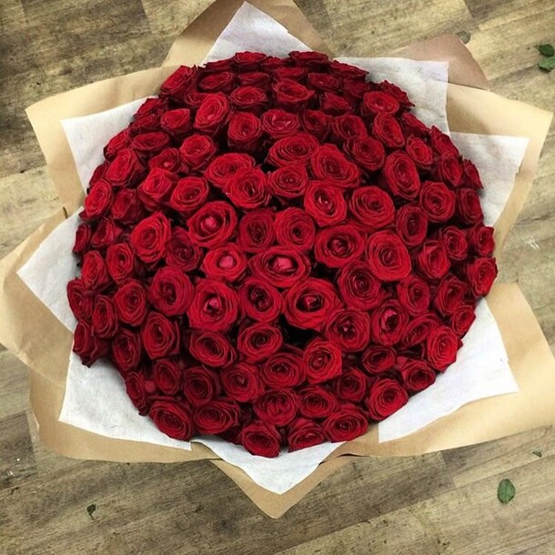 101 роза любви, артикул F9779 - 19250 рублей, доставка по городу. Flawery - доставка цветов