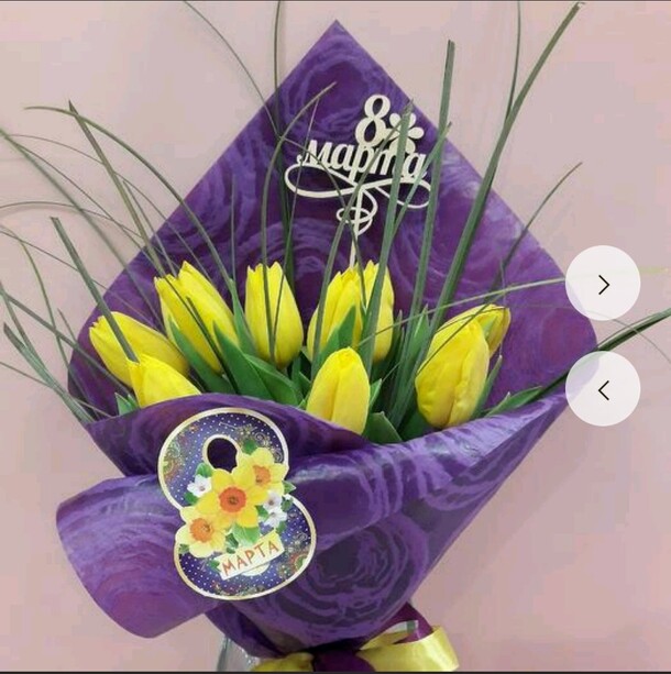 Букет тюльпанов, артикул F72875 - 2621 рублей, доставка по городу. Flawery - доставка цветов