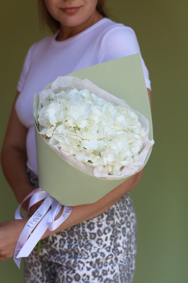 Милый рожок с гортензией, артикул F1448715 - 2100 рублей, доставка по городу. Flawery - доставка цветов