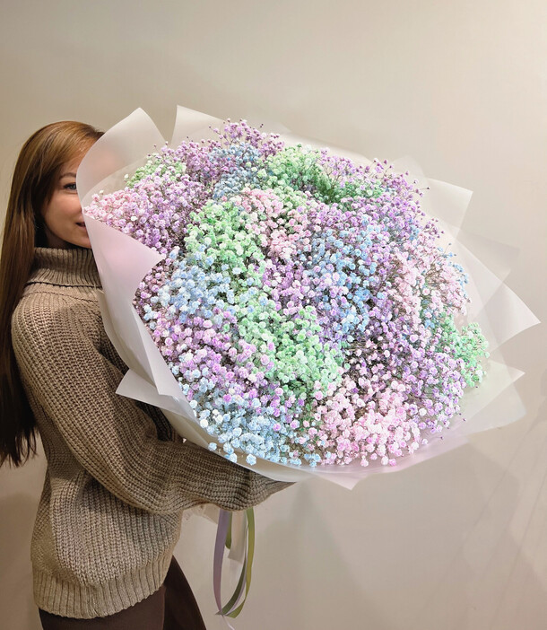 Букет из гипсофилы, артикул F1218606 - 9100 рублей, доставка по городу. Flawery - доставка цветов