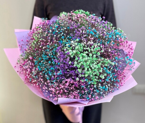 Большой букет гипсофил, артикул F1250205 - 4268 рублей, доставка по городу. Flawery - доставка цветов