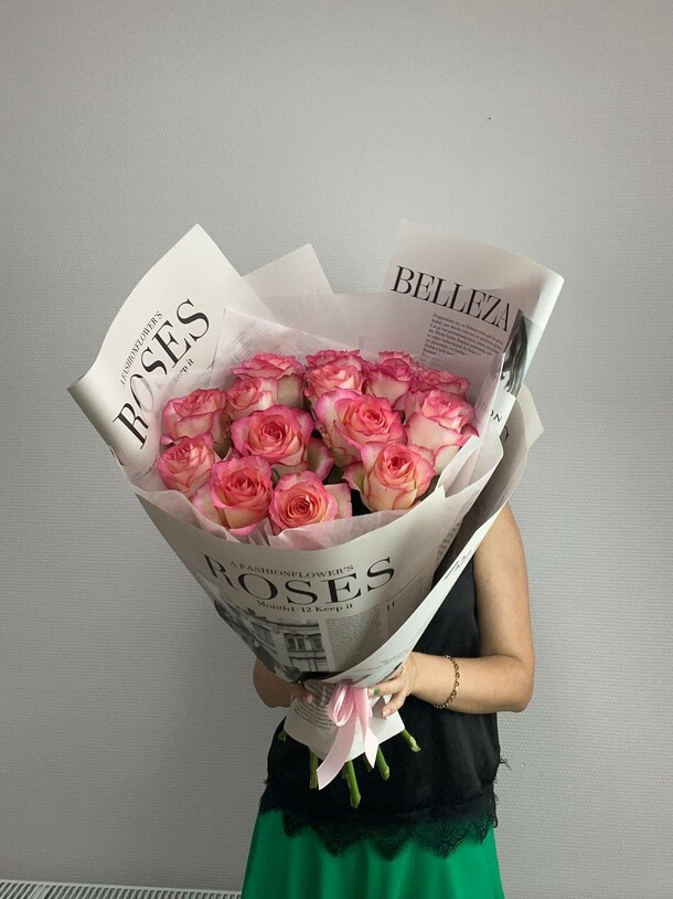 Букет из роз "джумилия", артикул F1219718 - 6988 рублей, доставка по городу. Flawery - доставка цветов