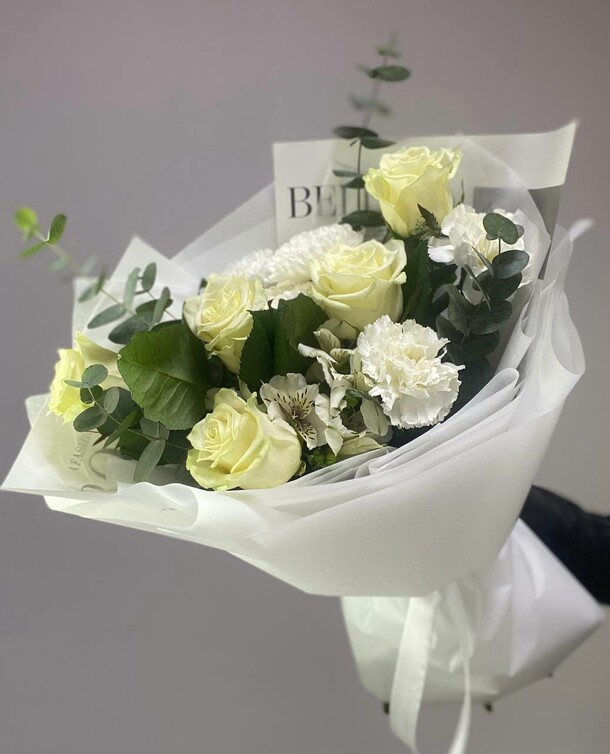 Белое сияние, артикул F1411788 - 5258 рублей, доставка по городу. Flawery - доставка цветов