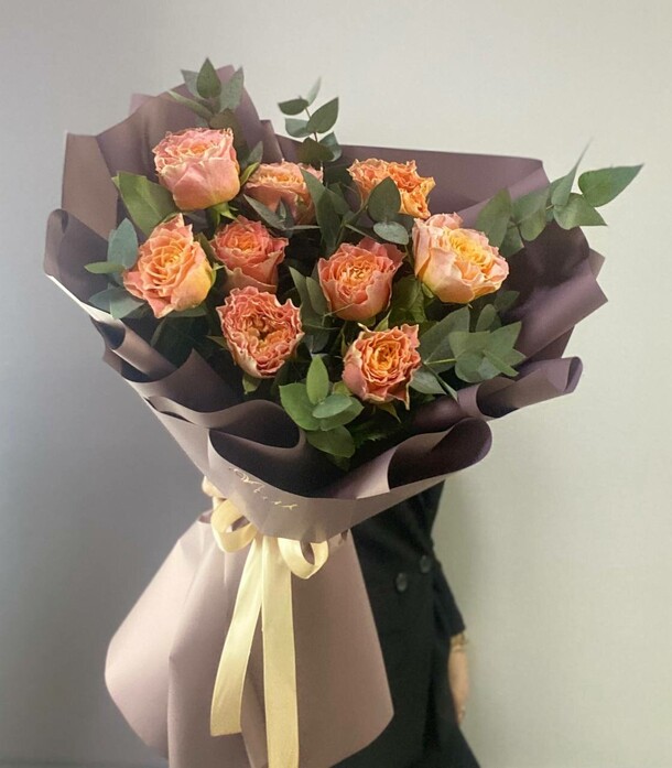 Букет из роз «луиза», артикул F1536925 - 3600 рублей, доставка по городу. Flawery - доставка цветов