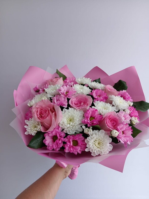 Розовый  шик, артикул F1457792 - 3450 рублей, доставка по городу. Flawery - доставка цветов