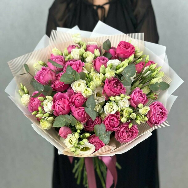 Букет очарование, артикул F1228069 - 7000 рублей, доставка по городу. Flawery - доставка цветов