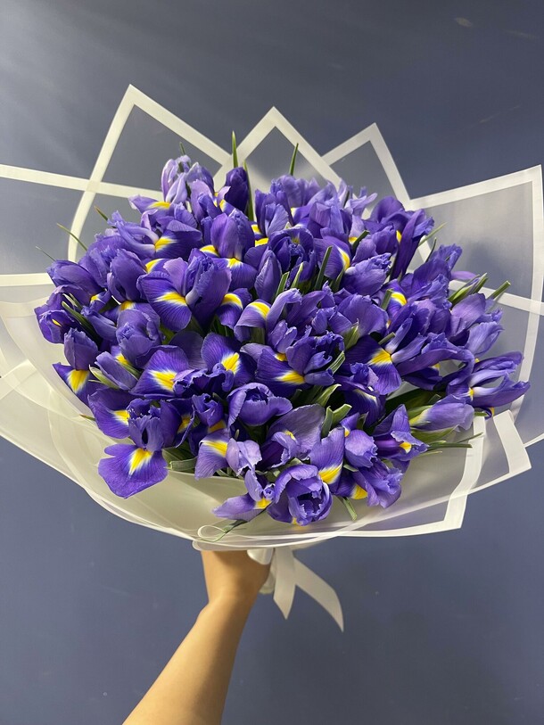 Ирис, артикул F1221500 - 14200 рублей, доставка по городу. Flawery - доставка цветов