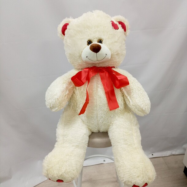 Мишка с сердечком  80 см, артикул F1333295 - 3948 рублей, доставка по городу. Flawery - доставка цветов