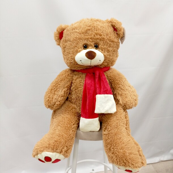 Мишка валентин 80 см, артикул F1338719 - 3950 рублей, доставка по городу. Flawery - доставка цветов