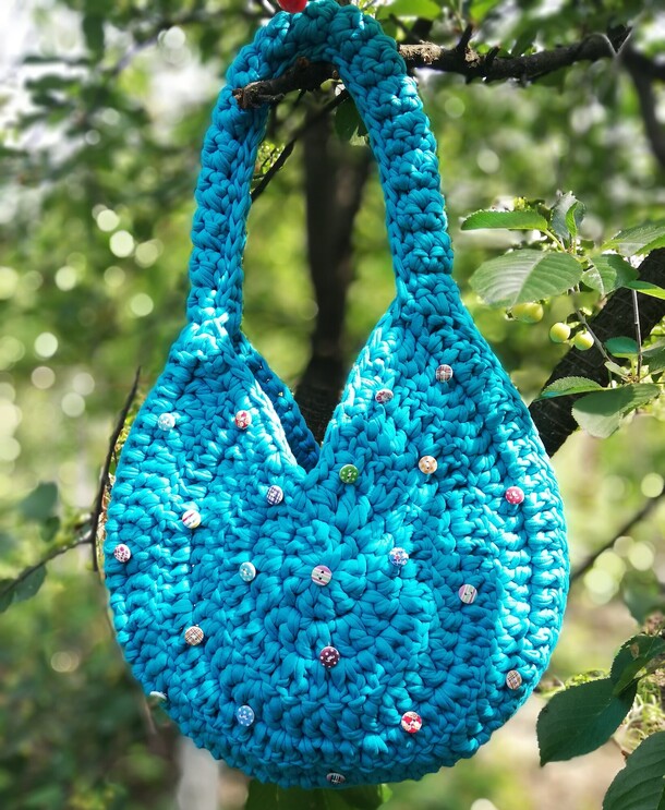 Сумка вязаная " энж", артикул F1426294 - 4350 рублей, доставка по городу. Flawery - доставка цветов