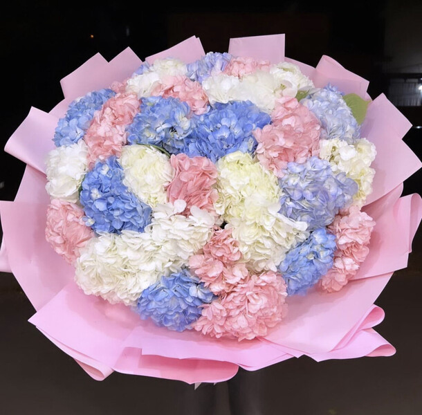 Гортензия микс, артикул F1148211 - 18010 рублей, доставка по городу. Flawery - доставка цветов