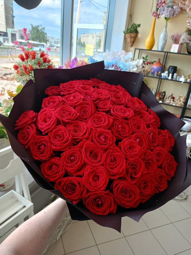 Букет "пламя в ночи 2", артикул F1362863 - 16835 рублей, доставка по городу. Flawery - доставка цветов