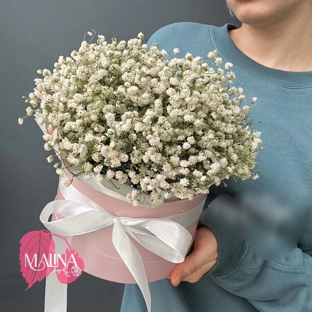 Коробка "пушинка", артикул F1397966 - 1852 рублей, доставка по городу. Flawery - доставка цветов